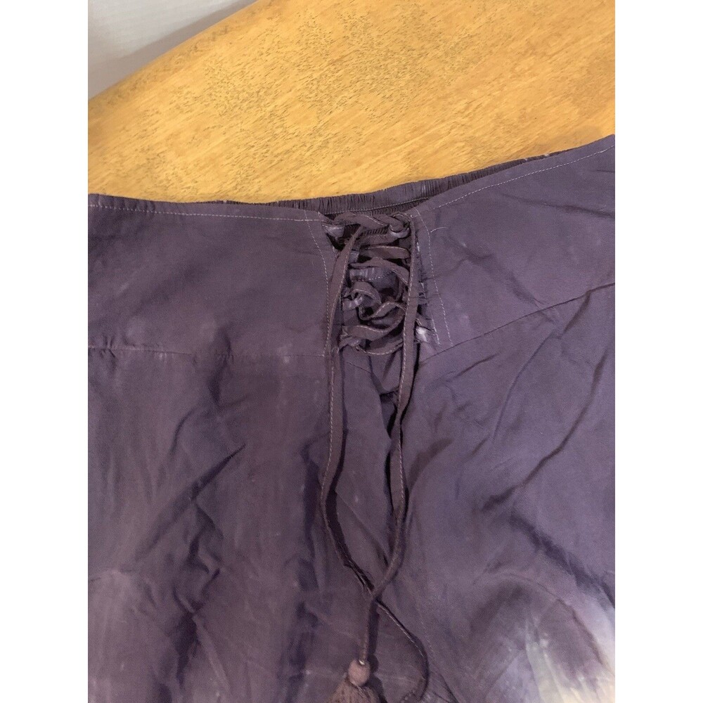 Easel Challis Tie Dye Small Pants Ombré~tie Closure~Bohemian Loose - Picture 3 of 8